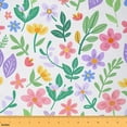 thumbnail image 1 of Feelyou Cartoon Flower Fabric by the Yard 10 Yards, Rustic Farmhouse Floral Room Decor Fabric by the Yard, Child Preppy Fabric for Sewing, Lightweight Room Decor, 1 of 6