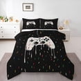 thumbnail image 1 of Feelyou Cartoon Gamepad Boy Twin Comforter Sets, Video Gaming Bedding Set, 2pcs, 1 of 8