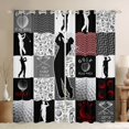 thumbnail image 1 of Feelyou Cartoon Golf Print Black Out Curtains, Eat Sports Sleep Curtains Pack of 2 (42x63 Each), Teens Kids Boys Girls Bedroom Curtains, Black Out Curtains Decor, 1 of 6