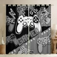 thumbnail image 1 of Feelyou Cartoon Grey Gamepad Curtains Pack of 2 (42x84 Each) for Kids, Modern Video Game Curtains Blackout, Game Gonsole Bedroom Curtains, Blackout Curtains Bedroom Decor, 1 of 6