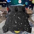 thumbnail image 1 of Feelyou Cartoon Horoscope Twin Bedding Sets 7pcs, Stars Starry Sky Bedding Comforter Set, 1 of 8