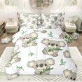 thumbnail image 1 of Feelyou Cartoon Koala Bedding Comforter Set 7 Pieces, Cute Animal Lover Full Bedding Set, 1 of 8