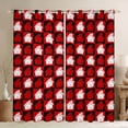 thumbnail image 1 of Feelyou Cartoon Lodge Cabin Black Out Curtains for Teen, Happy New Year Curtains Pack of 2 (42x63 Each), Christmas Farmhouse Bedroom Curtains, Curtains and Drapes Home Decor, 1 of 6