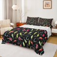 thumbnail image 1 of Feelyou Cartoon Pike Fish Full Size Sheets, Rustic Fishing Hook Bed Sheets, Teens Kids Boys Girls Sheet Sets, Super Cozy Room Decor, 4pcs, 1 of 7