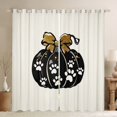thumbnail image 1 of Feelyou Cartoon Pumpkin Cat 2-Pack (42x84) Curtains, Princess Bowknot Window Curtains, 1 of 6