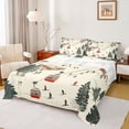 thumbnail image 1 of Feelyou Cartoon Skiing Boy Twin Sheet Sets, Outdoor Sports Lover Bedding, 3pcs, 1 of 7