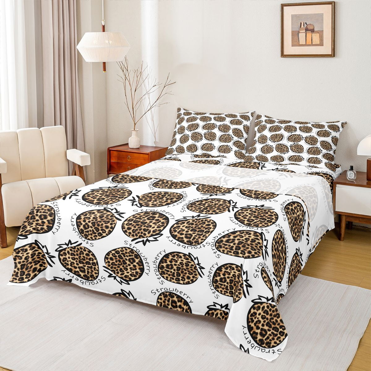 Leopard Print Bed Sheetsnull