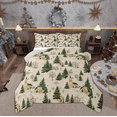 thumbnail image 1 of Feelyou Cartoon Xmas Tree Bedding Comforter Set for Kid, Merry Christmas Twin Comforter Sets, Vintage Rustic Cabin Reversible Bedding Set, Luxury Bedroom Decor, 2pcs, 1 of 8