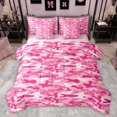 thumbnail image 1 of Feelyou Chic Camouflage Abstract Bedding Comforter Set 7pcs, Modern Fashion Camo Queen Bedding Sets, Teens Kids Boys Girls Reversible Queen Sheet Sets, Microfiber Bedroom Decor, 1 of 7