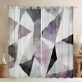 thumbnail image 1 of Feelyou Chic Circle Abstract Black Out Curtains, Modern Minimalism Curtains Pack of 2 (42x63 Each), Fashion Geometric Stripes Bedroom Curtains, Blackout Curtains Home Decor, 1 of 6