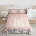 thumbnail image 1 of Feelyou Chic Princess Fashion Bedding Comforter Set, Glitter Sequin Print Twin Comforter Sets, Teen Adult Girl Female Bedding Set, Ultra Soft Home Decor, 2-Piece, 1 of 8