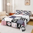 thumbnail image 1 of Feelyou Child Baseball Lover Queen Sheet Sets, Cartoon Sports Theme Bed Set, 4 Pieces, 1 of 7
