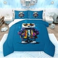 thumbnail image 1 of Feelyou Child Cartoon Panda Queen Comforter Set, Artwork Watercolor Bedding Sets, Cute Graffiti Animal Reversible Bedding Comforter Set, Luxury Bedroom Decor, 3 Pieces, 1 of 8