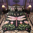 thumbnail image 1 of Feelyou Child Tribal Dragonfly Comforter Set 7pcs, Rustic Floral Plant Full Bedding Set, 1 of 8