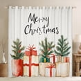 thumbnail image 1 of Feelyou Christmas Gift Blackout Curtains Set of 2 (52x84 Each), Cartoon Xmas Tree Window Curtains, Teens Kids Boys Girls Curtains and Drapes, Curtains and Drapes Bedroom Decor, 1 of 5