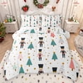 thumbnail image 1 of Feelyou Christmas Nutcracker Kids Full Size Comforter Sets, Cute Xmas Tree Bedding Comforter Set, Fairy Tale Princess Reversible Bedding Sets, Ultra Soft Bedroom Decor, 3-Piece, 1 of 8