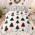 thumbnail image 1 of Feelyou Christmas Tree Child Full Size Comforter Sets, Dreamy Xmas Stars Bedding Comforter Set, Kawaii Cartoon Theme Reversible Bedding Sets, Luxury Bedroom Decor, 3pcs, 1 of 8