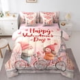 thumbnail image 1 of Feelyou Couple Gnome Twin Bedding Sets 7pcs, Happy Valentine's Day Bedding Comforter Set, 1 of 8
