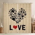 thumbnail image 1 of Feelyou Couple Valentines Day Curtains Pack of 2 (42x84 Each), Cartoon Love Heart Curtains Blackout, Romantic Anniversary Bedroom Curtains, Blackout Curtains Bedroom Decor, 1 of 6