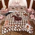 thumbnail image 1 of Feelyou Cowgirl Cowboy Twin Comforter Sets, Retro Boho Western Bedding Set, 2pcs, 1 of 8