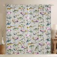 thumbnail image 1 of Feelyou Cute Bass Fish Curtains Pack of 2 (42x84 Each) for Child, Kawaii Farm Animal Curtains Blackout, Cartoon Fishing Theme Bedroom Curtains, Window Curtains Home Decor, 1 of 6