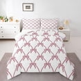 thumbnail image 1 of Feelyou Cute Bow-tie Full Size Comforter Sets, Watecolor Butterfly Knot Bedding Sets, 3pcs, 1 of 8