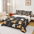 thumbnail image 1 of Feelyou Cute Dalmatian Animal Queen Sheet Sets, Kawaii Cartoon Dog Flat Sheet, Teens Kids Boys Girls Queen Fitted Sheet, Microfiber Bedroom Decor, 4-Piece, 1 of 7