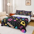 thumbnail image 1 of Feelyou Cycle Memphis Teens Queen Sheet Sets, Abstract Lines Bed Set, 4 Pieces, 1 of 7