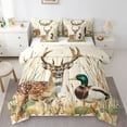 thumbnail image 1 of Feelyou Deer Duck Twin Bedding Sets 7-Piece, Rustic Western Cabin Bedding Comforter Set, 1 of 8