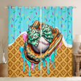 thumbnail image 1 of Feelyou Dessert Black Out Curtains, Est Baseball Sleep Curtains Pack of 2 (42x63 Each), 1 of 6