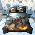 thumbnail image 1 of Feelyou Dinosaur Animal Bedding Comforter Set 7 Pieces, Boys Girls Full Bedding Set, 1 of 8