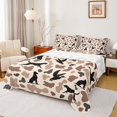 thumbnail image 1 of Feelyou Dog Duck Animal Bed Sheets, Western Rustic Cabin King Sheets, 4pcs, 1 of 7