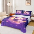 thumbnail image 1 of Feelyou Dreamy Axolotl Teens Twin Sheet Sets, Mystic Moon Stars Galaxy Twin Fitted Sheet, Kawaii Pink Animal Flat Sheet, Lightweight Room Decor, 3-Piece, 1 of 8