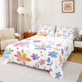 thumbnail image 1 of Feelyou Dreamy Fairy Elf Bed Sheets, Kawaii Flower Floral King Sheets, Cute Princess Style Sheet Set, Luxury Bedroom Decor, 4pcs, 1 of 7