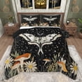 thumbnail image 1 of Feelyou Dreamy Moth Butterfly Bedding Comforter Set, Mushroom Groovy Flower Twin Comforter Sets, Mystic Constellation Reversible Bedding Set, Ultra Soft Bedroom Decor, 2-Piece, 1 of 9