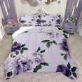 thumbnail image 1 of Feelyou Dreamy Purple Floral Bedding Comforter Set for Women, Fashion Plant Botanical Twin Comforter Sets, Southwestern Reversible Bedding Set, Lightweight Room Decor, 2-Piece, 1 of 8