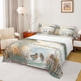 thumbnail image 1 of Feelyou Duck Animal Teen Twin Sheet Sets, Jungle Rustic Landscape Bedding, 3 Pieces, 1 of 7