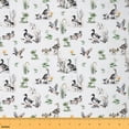 thumbnail image 1 of Feelyou Duck Fabric by the Yard 10 Yards for Teens, Rustic Farmhouse Room Decor Fabric by the Yard, Lotus Leaf Botanical Fabric for Sewing, Breathable Home Decor, 1 of 6