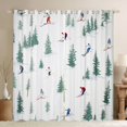 thumbnail image 1 of Feelyou Est Ski Sleep Black Out Curtains, Winter Sports Curtains Pack of 2 (42x63 Each), 1 of 6