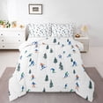 thumbnail image 1 of Feelyou Est Sleep Skiing Queen Comforter Set, Outdoor Sports Teen Bedding Set, 3pcs, 1 of 8