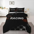 thumbnail image 1 of Feelyou Extreme Racing Car Bedding Comforter Set, Modern Speed Sports Twin Comforter Sets, Teens Boys Girls Kids Reversible Bedding Set, Lightweight Room Decor, 2-Piece, 1 of 8