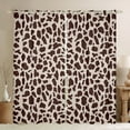 thumbnail image 1 of Feelyou Fashion Cow Print Blackout Curtains Set of 2 (52x84 Each), Chic Polkadots Abstract Window Curtains, Teens Adult Women Curtains and Drapes, Blackout Curtains Room Decor, 1 of 6
