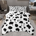thumbnail image 1 of Feelyou Fashion Cow Print Twin Comforter Sets, Polkadots Circle Bedding Set, 2pcs, 1 of 8