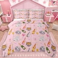 thumbnail image 1 of Feelyou Fashion Girl Party Queen Comforter Set, Western Cowgirl Boot Bedding Sets, Juntle Tiger Animal Reversible Bedding Comforter Set, Microfiber Bedroom Decor, 3 Pieces, 1 of 8