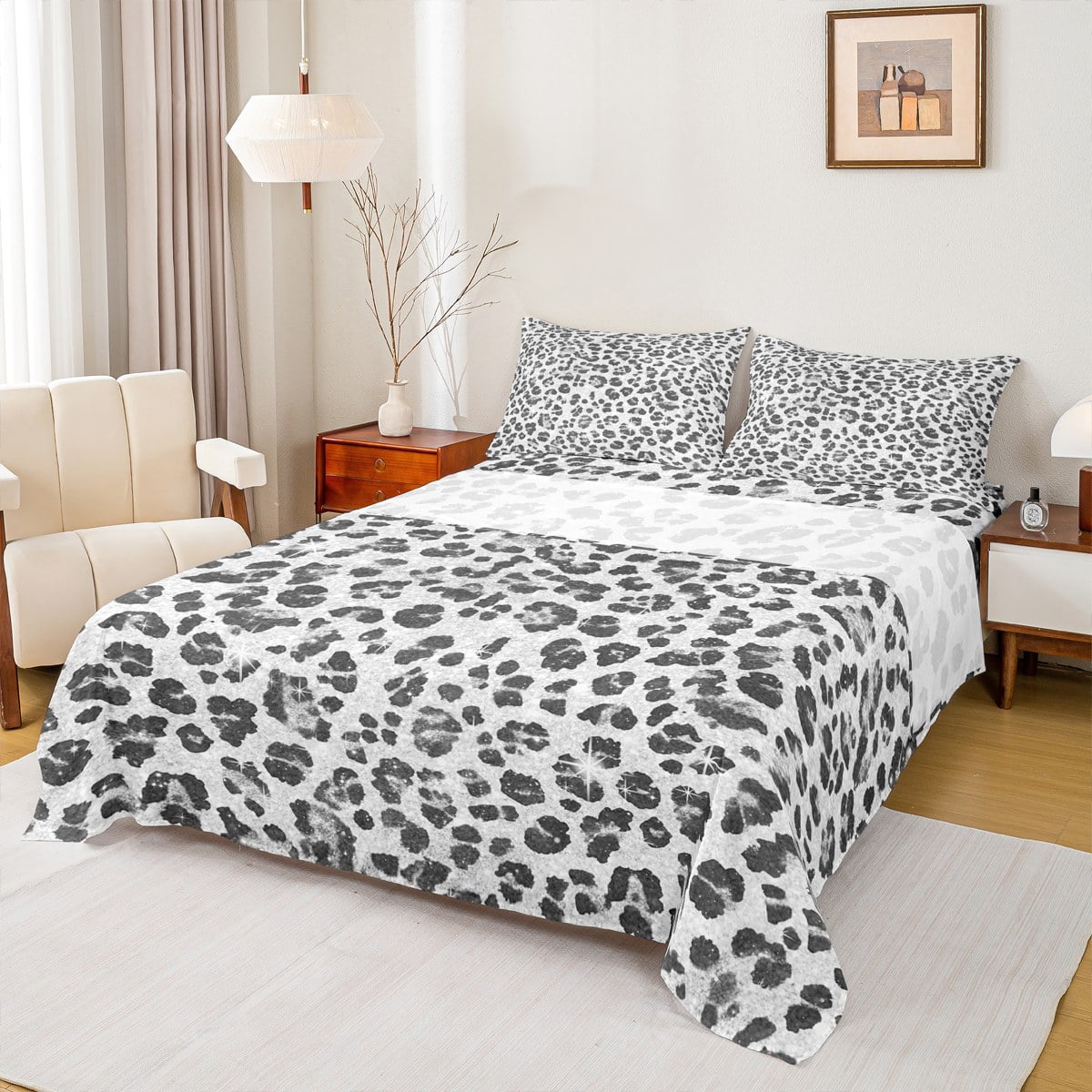 Leopard Print Bed Sheetsnull