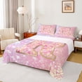 thumbnail image 1 of Feelyou Fashion Pink Letter Twin Sheet Sets for Teen, Cartoon Monogrammed R Twin Fitted Sheet, Kawaii Mermaid Princess Flat Sheet, Microfiber Bedroom Decor, 3-Piece, 1 of 7