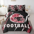 thumbnail image 1 of Feelyou Football Helmet Bedding Comforter Set 7 Pieces, Sport Lover Queen Bedding Sets, 1 of 7