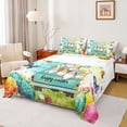 thumbnail image 1 of Feelyou Funny Spring Gnome Bed Sheets for Child, Dreamy Butterfly Floral King Sheets, Easter Egg Sheet Set, Breathable Home Decor, 4pcs, 1 of 7