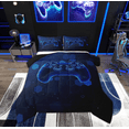 thumbnail image 1 of Feelyou Game Console Lover Bedding Comforter Set, Modern Honeycomb Geometric Twin Comforter Sets, Teen Boy Girl Kid Reversible Bedding Set, Breathable Home Decor, 2-Piece, 1 of 8