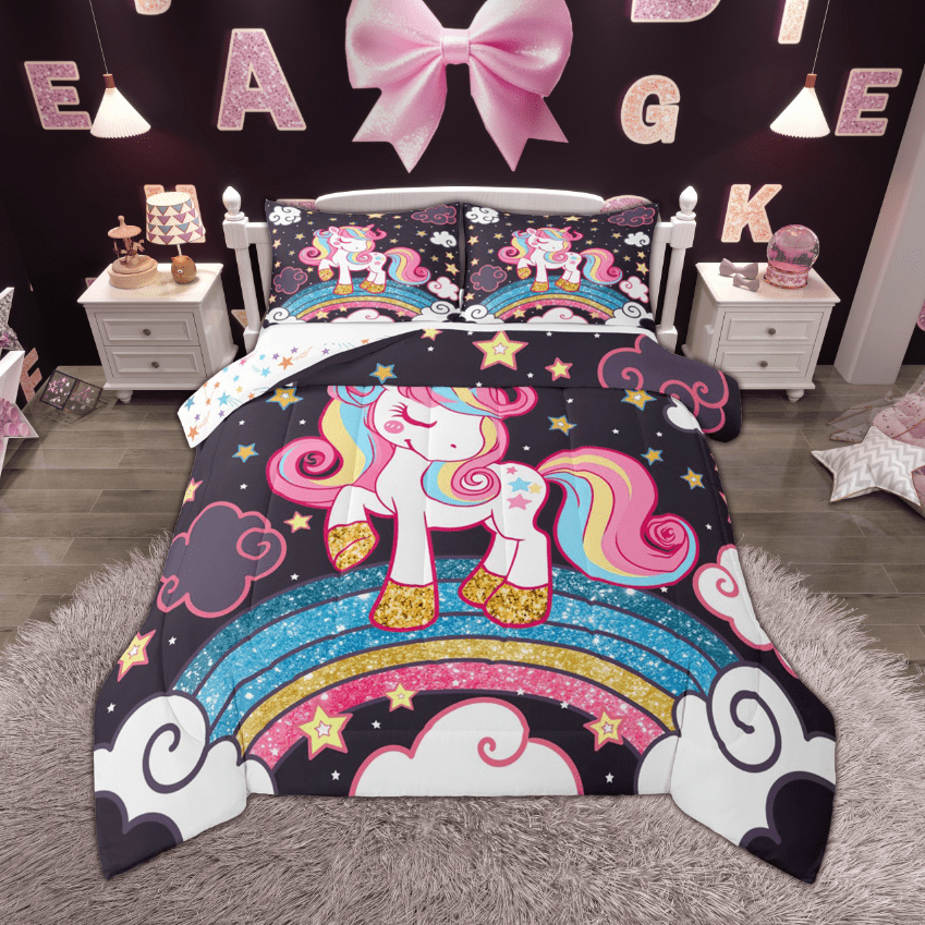 Rainbow Universe RUX - Decora Kawaii Macaron Pajama Set Soft Short Sleeve